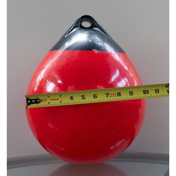 Boat Mooring Buoy 10 inch - Round Boat‎ Fender Ball Boat Buoy Ball - Inflatable - Picture 4 of 9